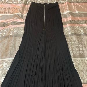 Sexy black maxi skirt